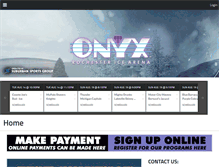 Tablet Screenshot of onyxicearena.com